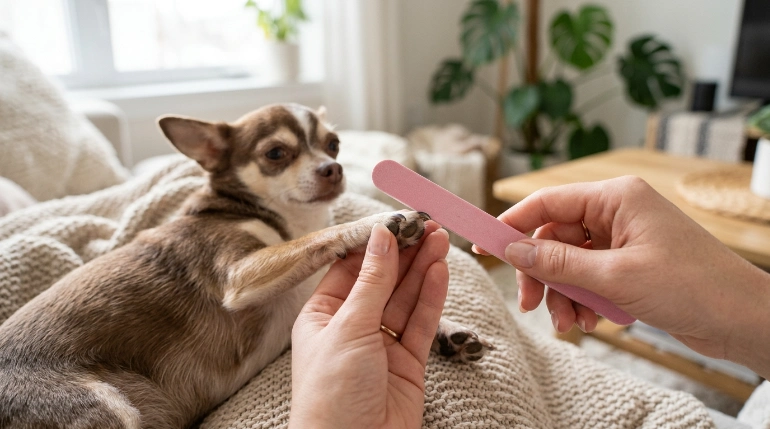 do human nail files work on dogs safely