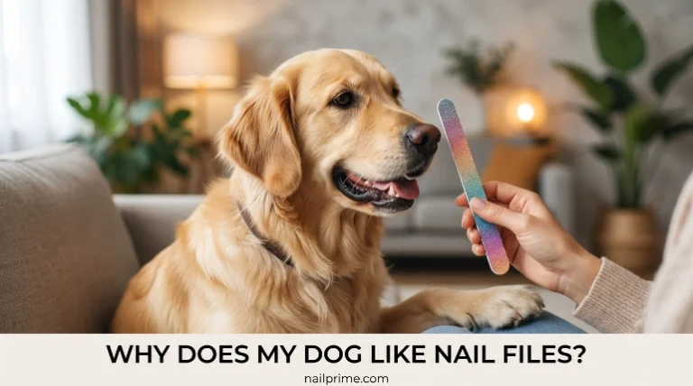 Why does my dog like nail files and sniff manicure tools