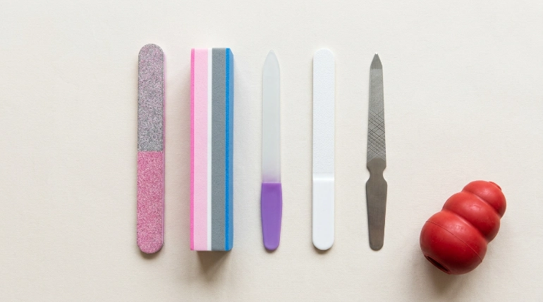 Different nail file types and safety risks for dogs