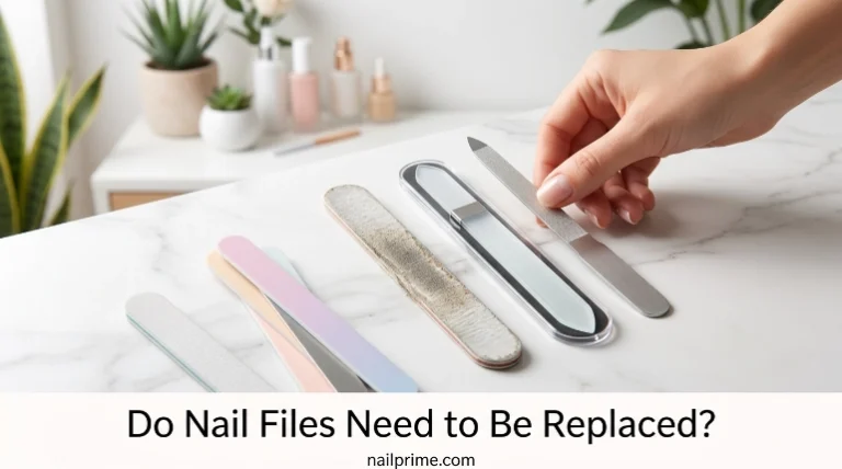 Do nail files need to be replaced when the grit wears down