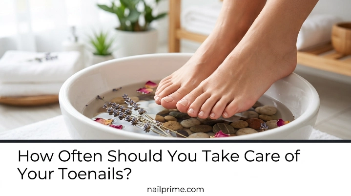 How often should you take care of your toenails with proper trimming tools