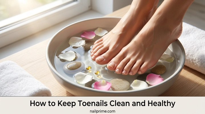 How to keep toenails clean and healthy with basic foot care tools