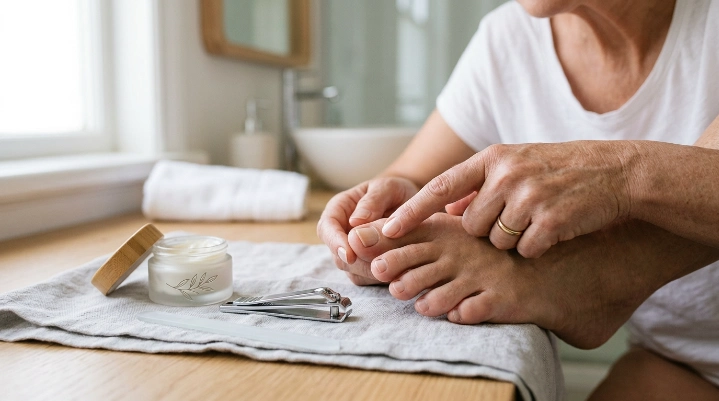 What should you do for healthy toenail growth with proper toenail care