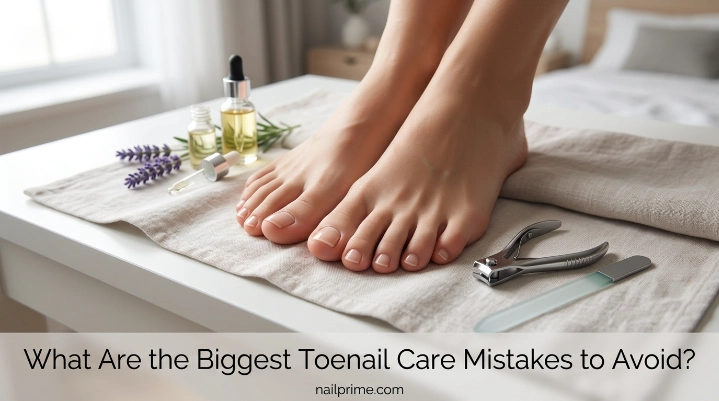 What are the biggest toenail care mistakes to avoid during home pedicure care