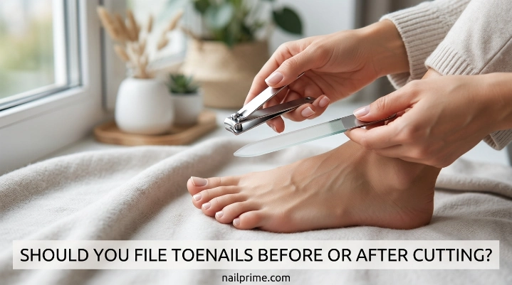 Should you file toenails before or after cutting correct toenail care order