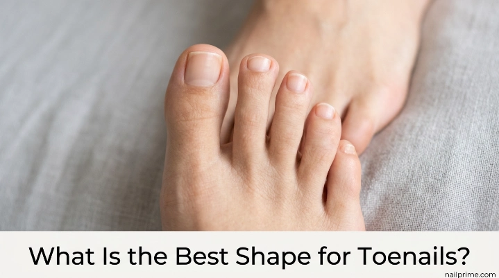 What is the best shape for toenails showing straight-across soft-square toenails
