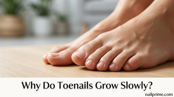 Why do toenails grow slowly and normal toenail growth rate