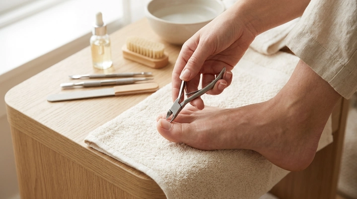 What are the most common toenail trimming mistakes including cutting too short and rounding corners