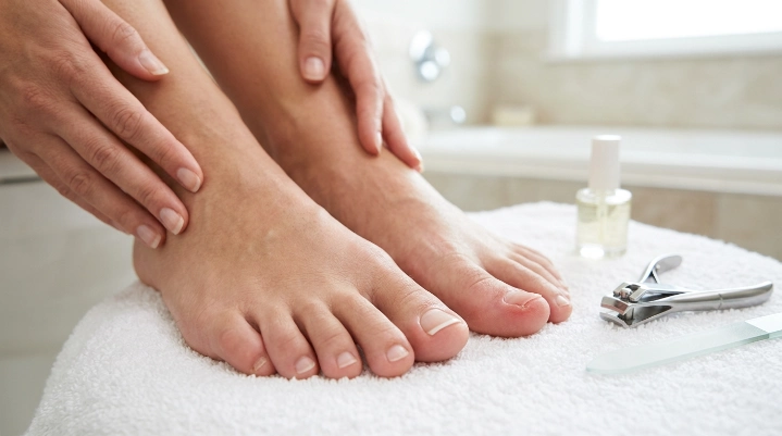 What happens if you cut your toenails too deep compared with a safe toenail trim