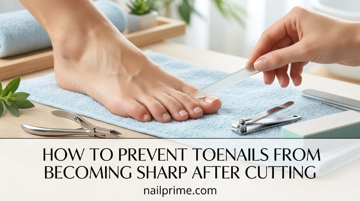 How to prevent toenails from becoming sharp after cutting with proper straight-across trimming
