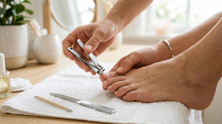  How to prevent toenails from becoming sharp after cutting with proper straight-across trimming