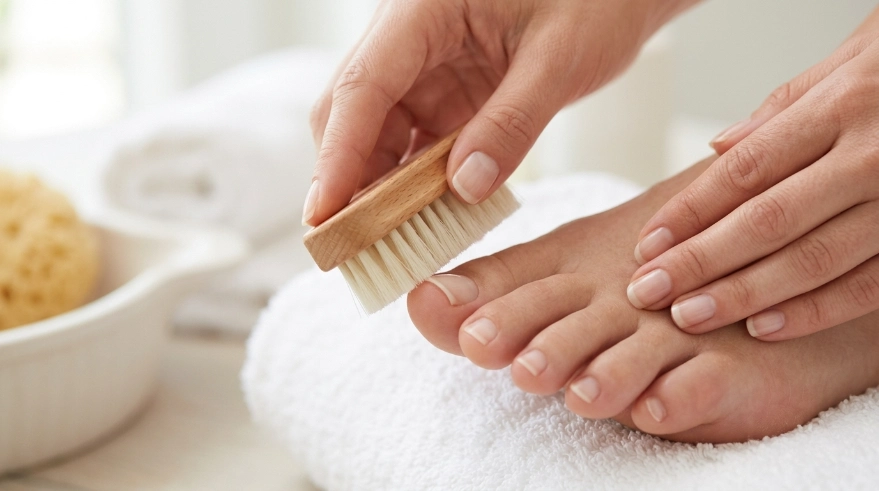 What About Dirt Under Acrylic or Polished Toenails?