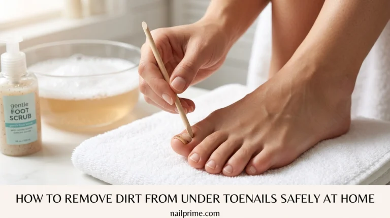 How to Remove Dirt From Under Toenails Safely