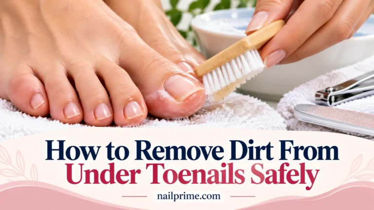 How to Remove Dirt From Under Toenails Safely at Home