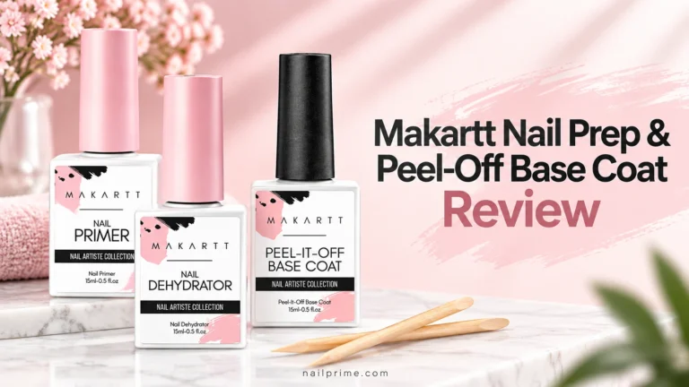 Makartt Nail Prep & Peel-Off Base Coat Review
