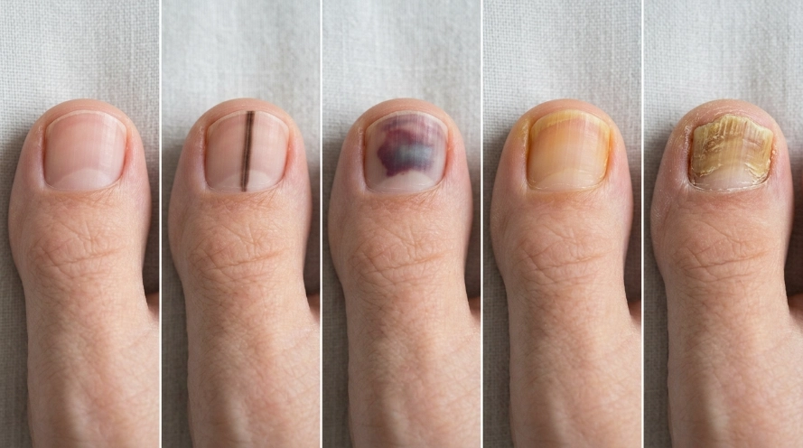 Nail Polish Stain vs. Toenail Fungus