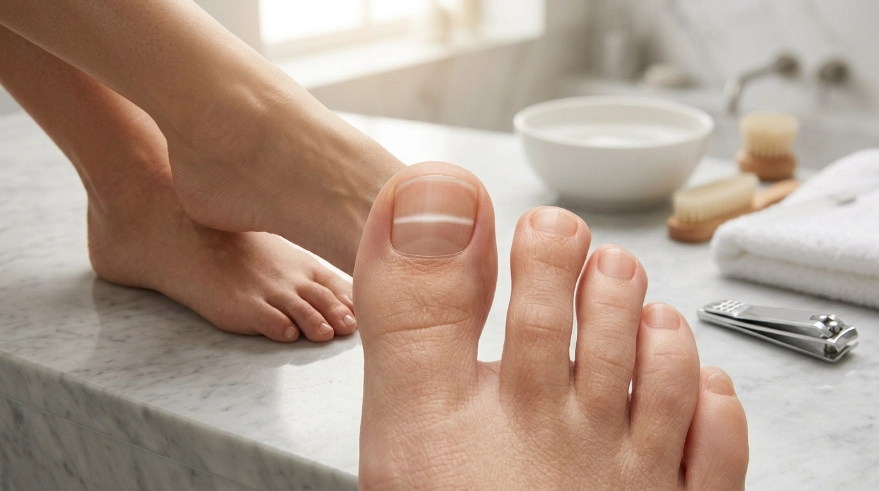 What Do White Lines on Toenails Actually Mean