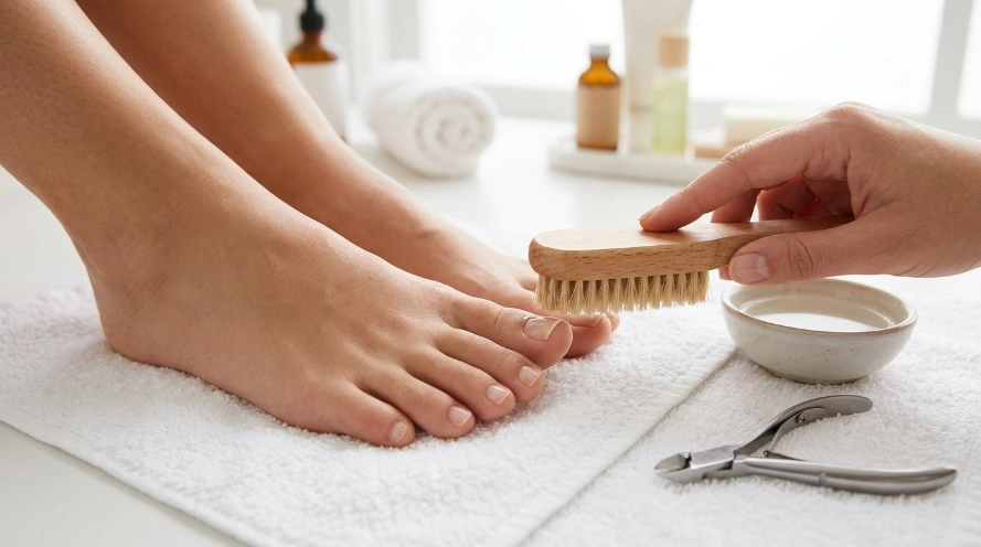 What You Need to Clean Your Toenails