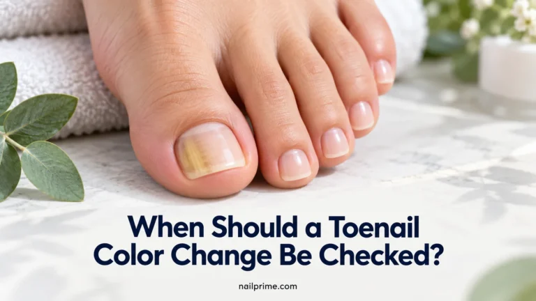 When Should a Toenail Color Change Be Checked