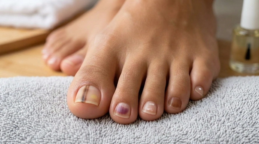 Why Can a Toenail Seem to Change Color So Suddenly