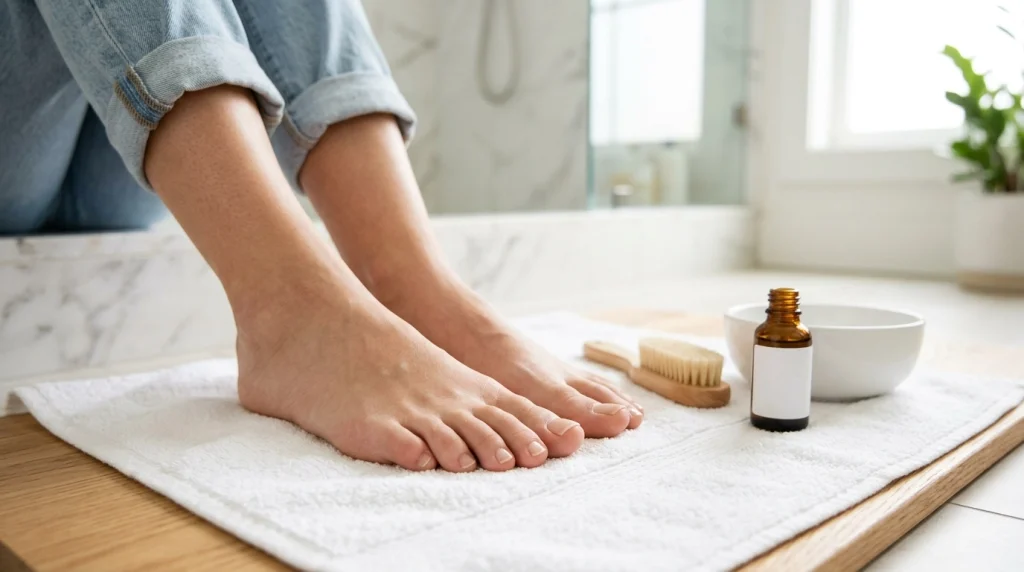 How to clean under your toenails safely at home