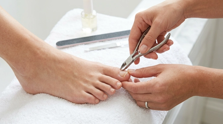 How to safely trim and file thick toenails