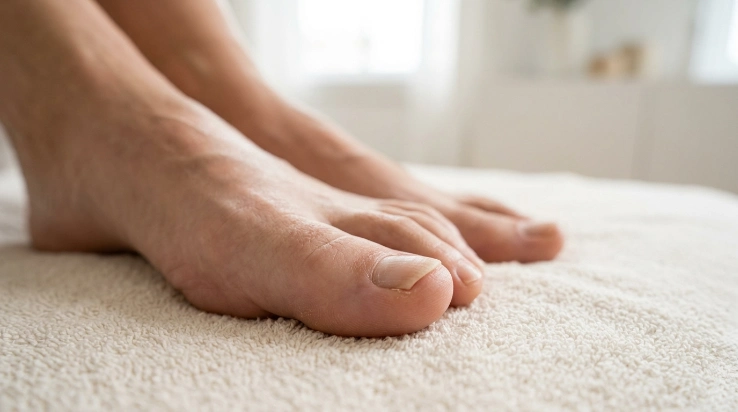 What causes thick toenails and common changes in toenail thickness