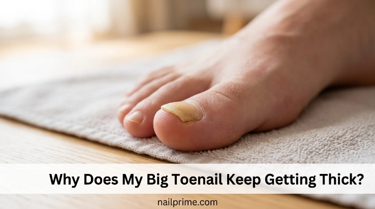 Why does my big toenail keep getting thick common causes
