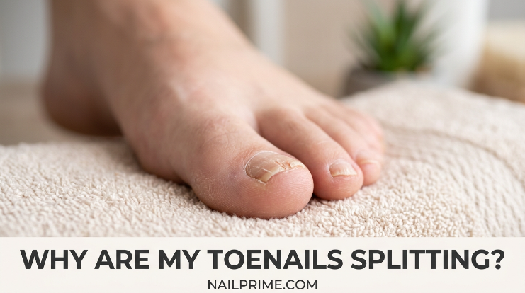 Why are my toenails splitting with a small crack at the toenail edge