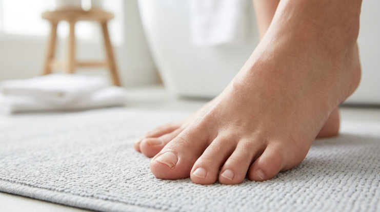 Why are my toenails splitting with a small crack at the toenail edge
