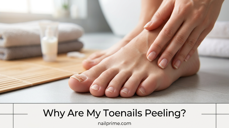 Why are my toenails peeling at the edges