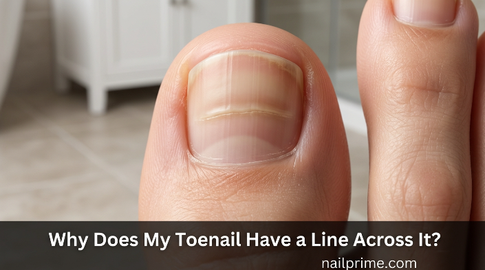 Why Does My Toenail Have a Line Across It?