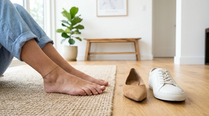 How to choose shoes to help prevent ingrown toenails with a roomy toe box