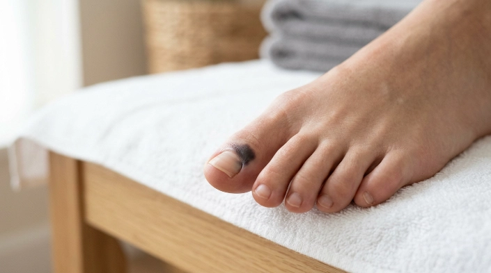 Why are my toenails turning black common black toenail discoloration