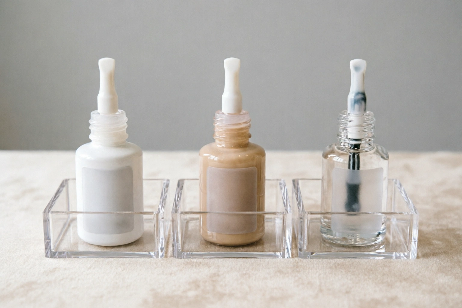Nail polish coat timing guide for base coat, color coat, and top coat