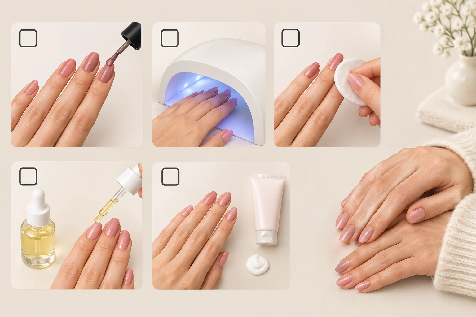 Nail polish drying checklist for beginners