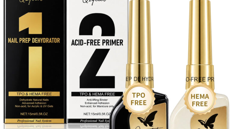 QZQETET Nail Prep Set Review: Dehydrator & Primer Performance