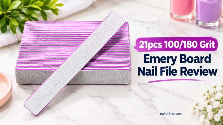 21pcs 100180 Grit Emery Board Nail File Review