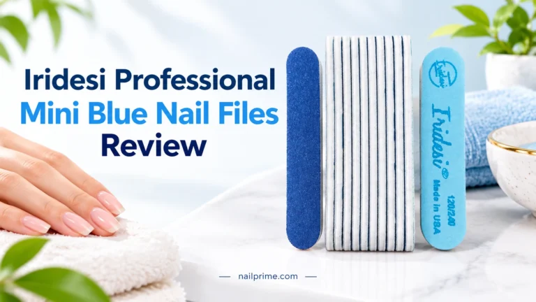 Iridesi Professional Mini Blue Nail Files Review